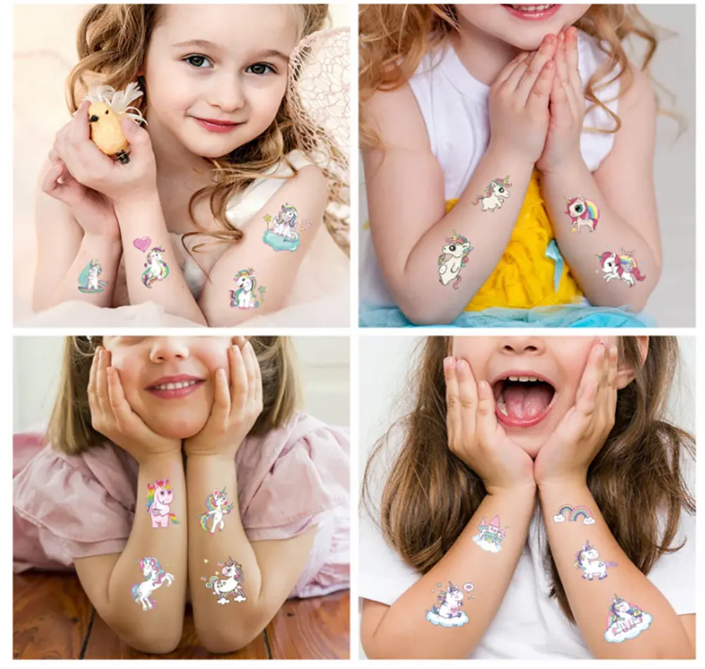 Dětské dočasné tetování - PONÍCI 3
