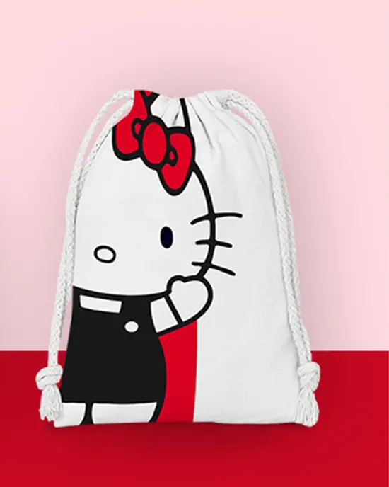 Sáček na přezůvky - HELLO KITTY 2