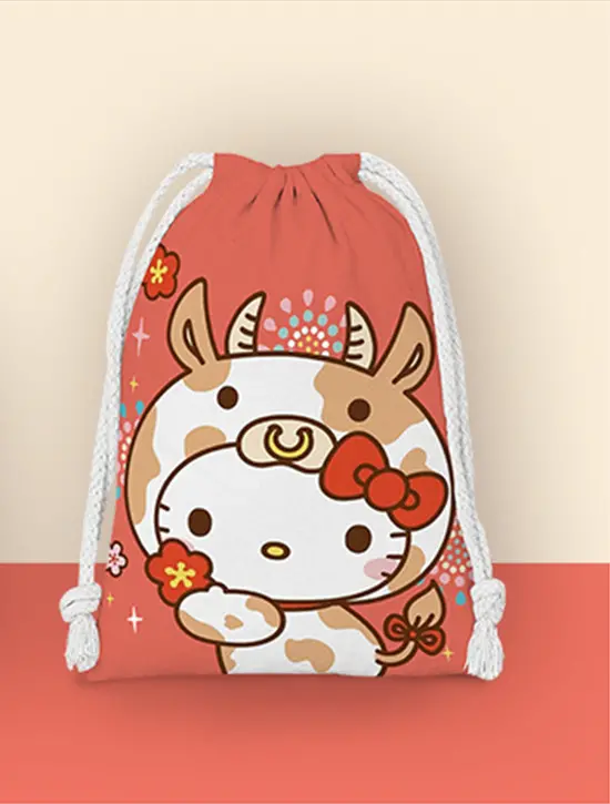 Sáček na přezůvky - HELLO KITTY 3