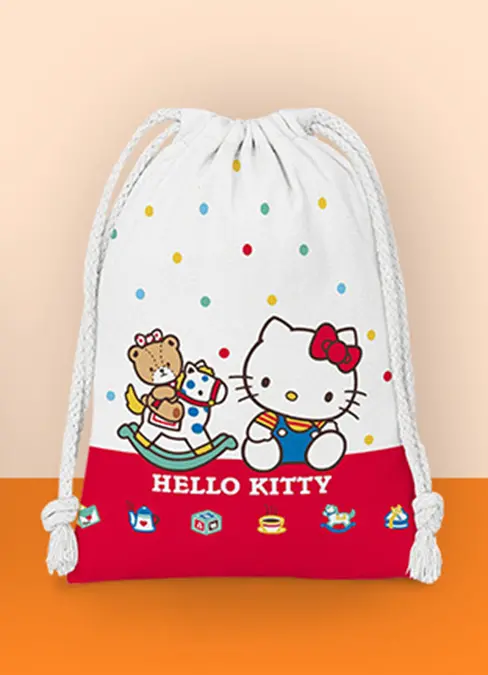 Sáček na přezůvky - HELLO KITTY 4