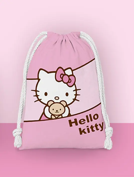 Sáček na přezůvky - HELLO KITTY 10