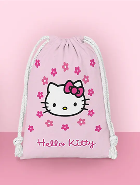 Sáček na přezůvky - HELLO KITTY 12