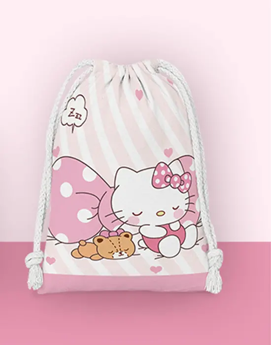 Sáček na přezůvky - HELLO KITTY 14