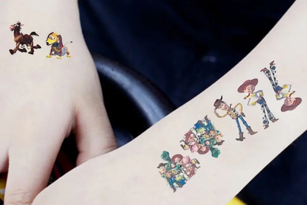 Dětské dočasné tetování - TOY STORY