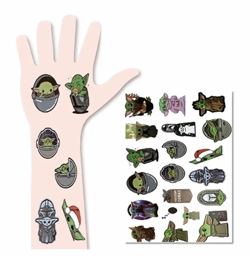 Dětské dočasné tetování - STAR WARS - YODA