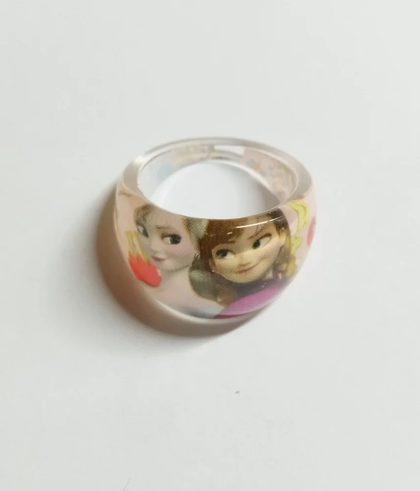 Prstýnek - LEDOVÉ KRÁLOVSTVÍ OVAL - Anna a Elsa 2