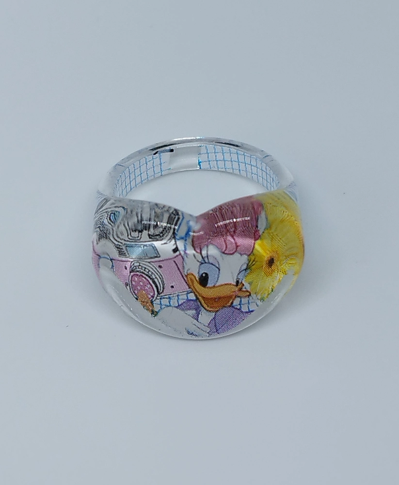 Prstýnek - MICKEY MOUSE SRDÍČKO - DAISY 2 - S vadou 1