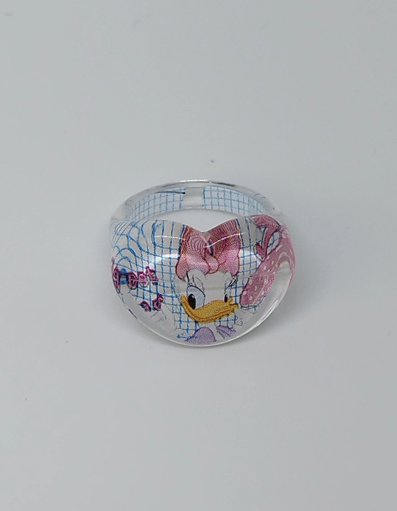 Prstýnek - MICKEY MOUSE SRDÍČKO - DAISY 3 - S vadou 1