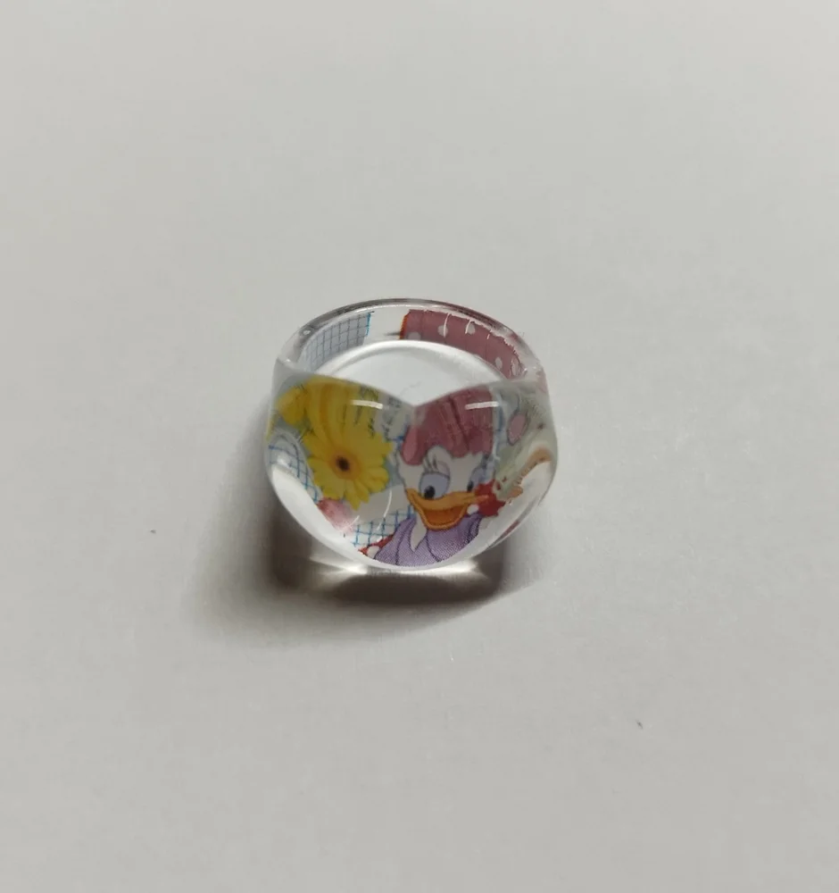 Prstýnek - MICKEY MOUSE SRDÍČKO - DAISY 4 - S vadou