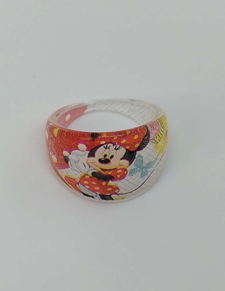 Prstýnek - MICKEY MOUSE OVAL - MINNIE MOUSE 4 - S vadou