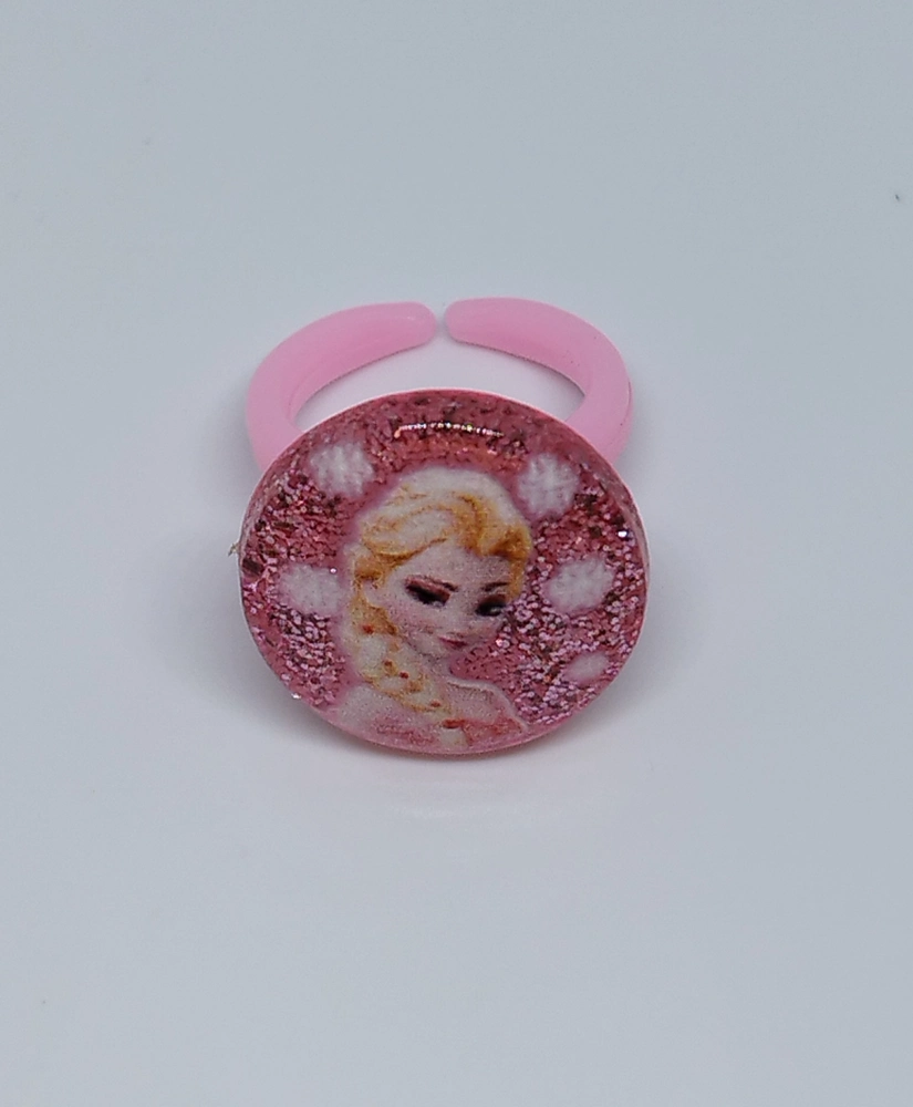 Prstýnek - LEDOVÉ KRÁLOVSTVÍ - ELSA - světle růžový 2