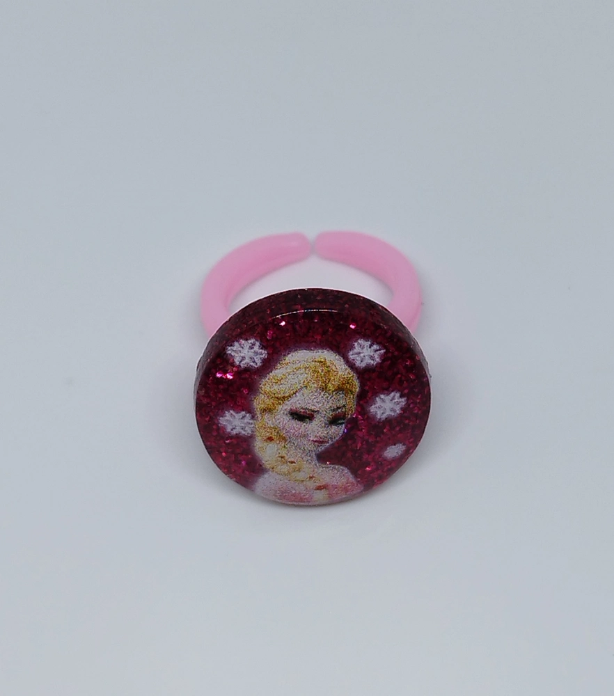 Prstýnek - LEDOVÉ KRÁLOVSTVÍ - ELSA - růžový 1