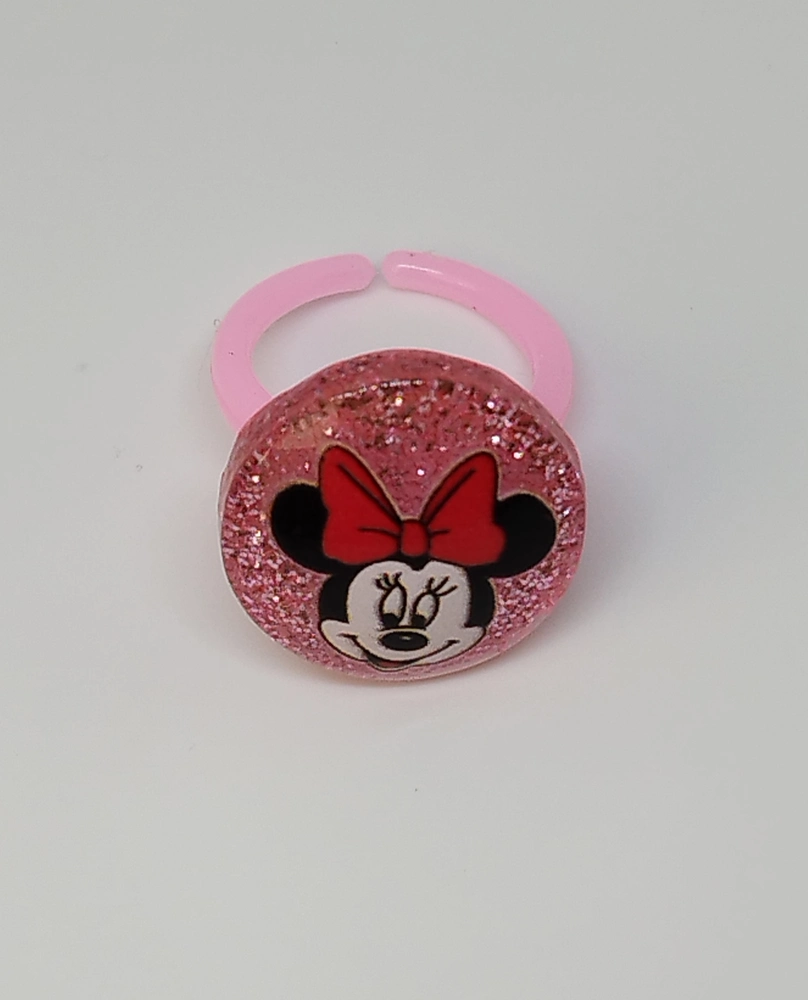 Prstýnek - MICKEY MOUSE - MINNIE - světle růžový