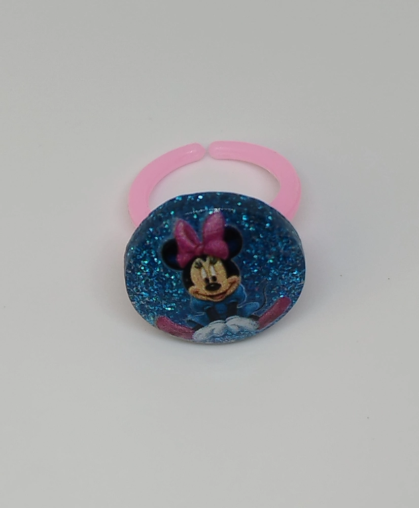Prstýnek - MICKEY MOUSE - MINNIE - modrý