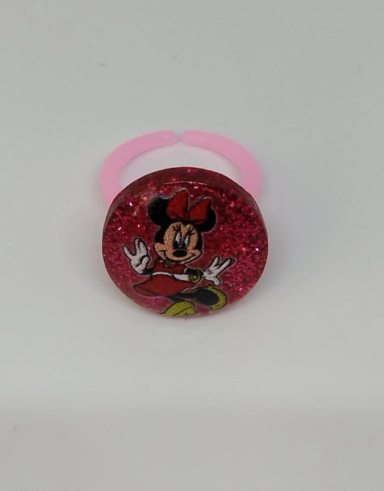 Prstýnek - MICKEY MOUSE - MINNIE - růžový