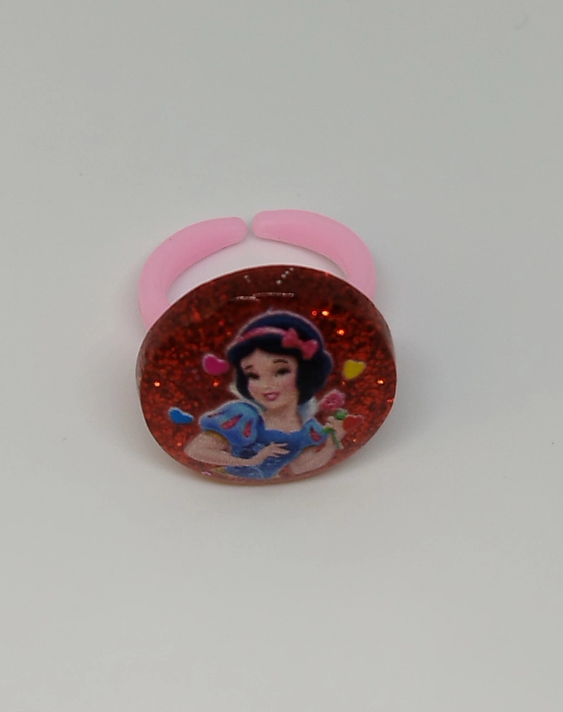 Prstýnek - DISNEY PRINCEZNY - SNĚHURKA - červený
