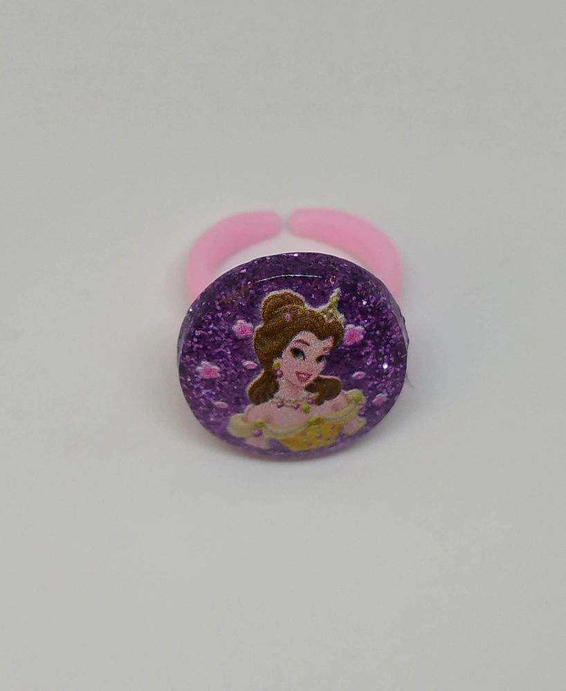 Prstýnek - DISNEY PRINCEZNY - BELLA - fialový