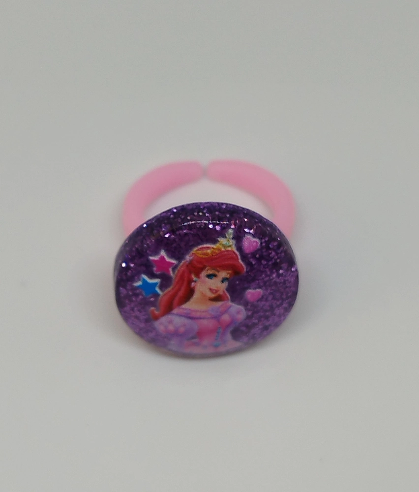 Prstýnek - DISNEY PRINCEZNY - ARIEL - fialový