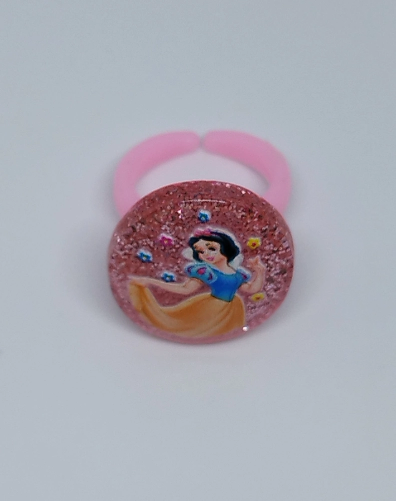 Prstýnek - DISNEY PRINCEZNY - SNĚHURKA - světle růžový 1
