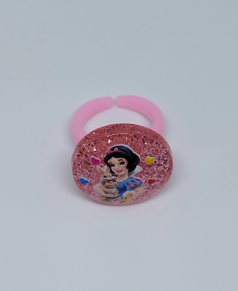 Prstýnek - DISNEY PRINCEZNY - SNĚHURKA - světle růžový 2
