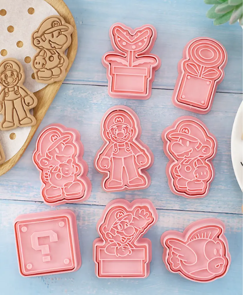 3D vykrajovátka na sušenky - SUPER MARIO BROS. 1 - 8 ks 