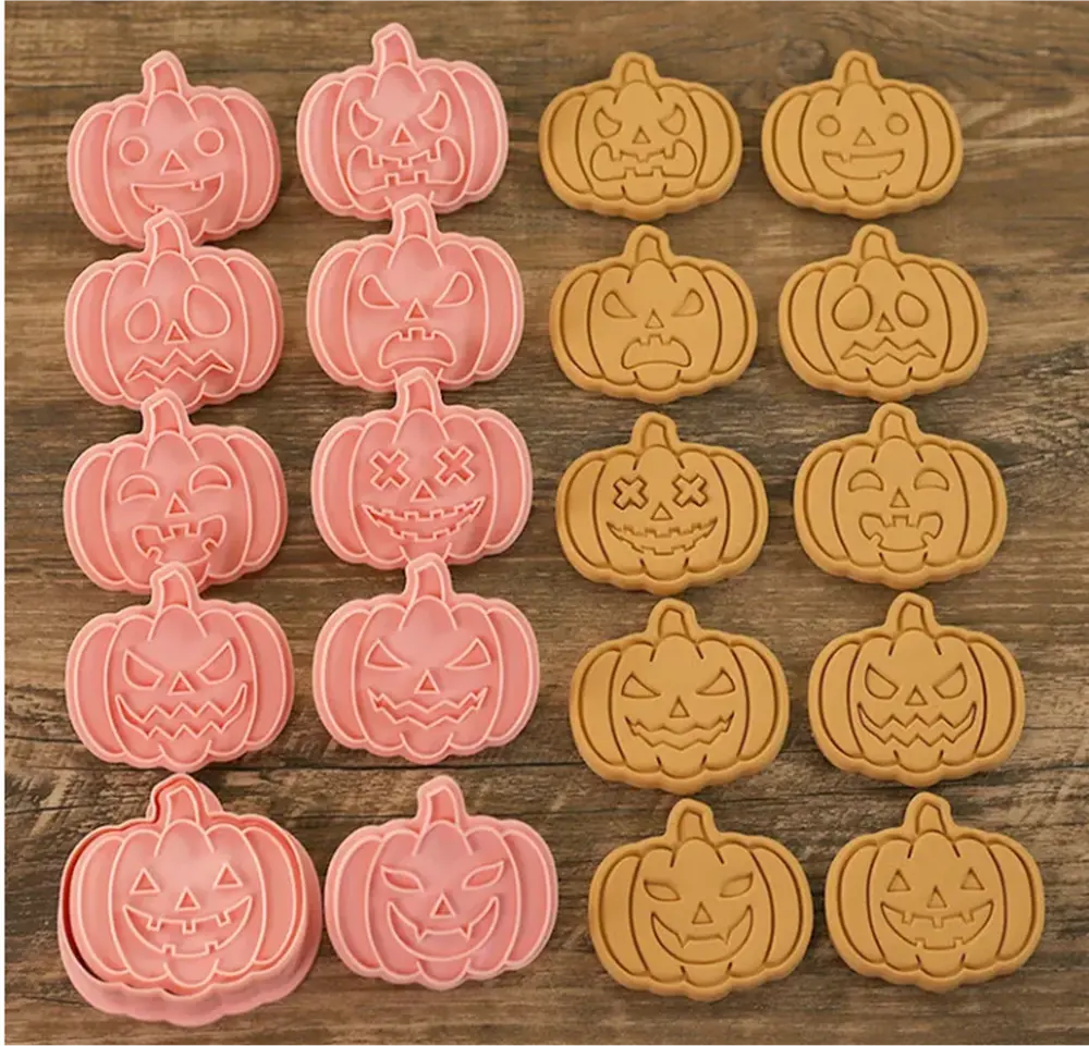 3D vykrajovátka na sušenky - HALLOWEEN - TYKVE - 10 ks