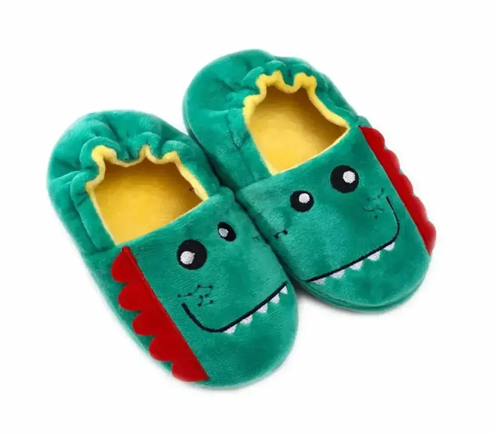 Plyšové bačkůrky/papučky - DINOSAURUS (2-3 roky)