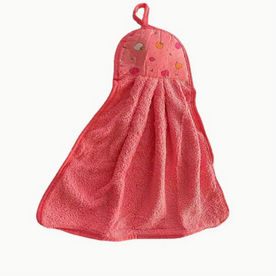 Ručník do školky - JABLÍČKO - červený