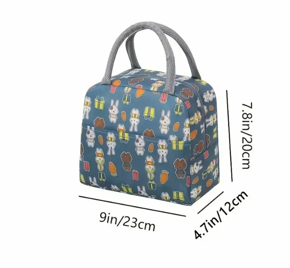 Termotaška na svačinu (M) - KRÁLÍK - ŠEDÁ