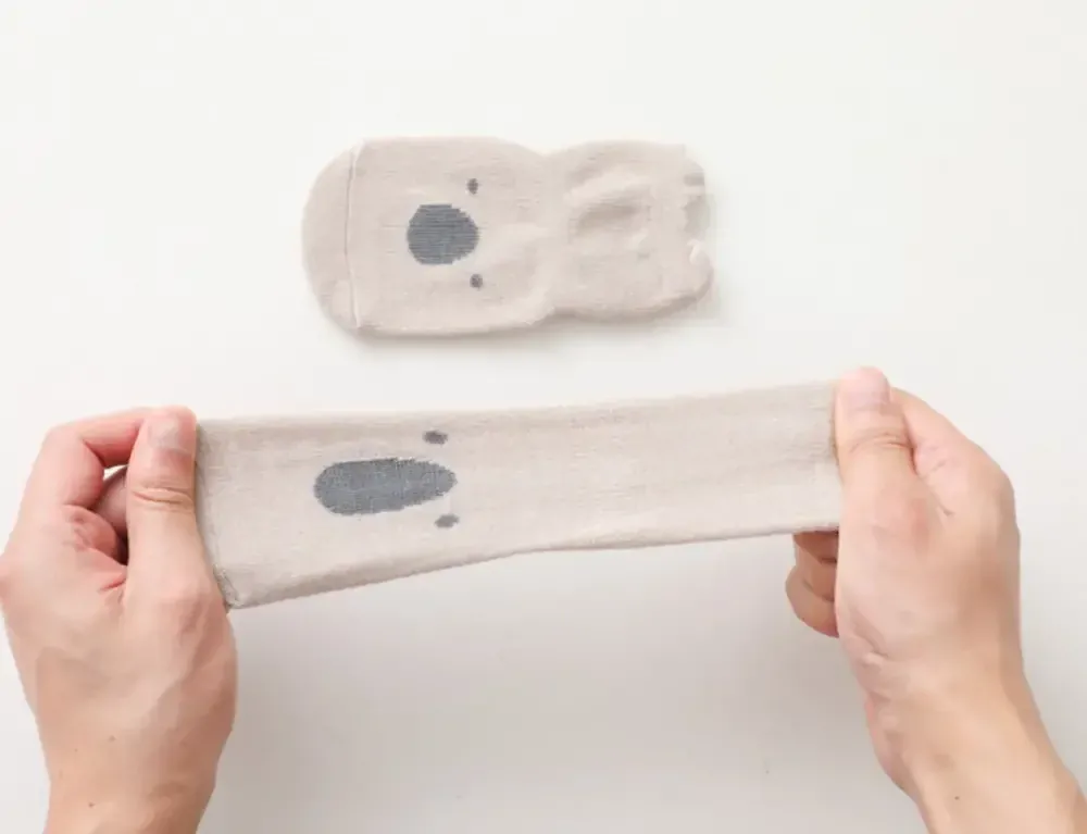 Protiskluzové ponožky - KOALA - SVĚTLE HNĚDÉ - (0-12m) S