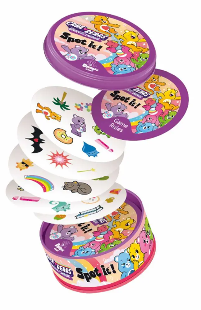 Postřehová hra Dobble-Spot it - CARE BEARS - Starostliví medvídci