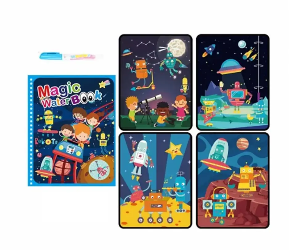 Omalovánky - Malování vodou - VESMÍR