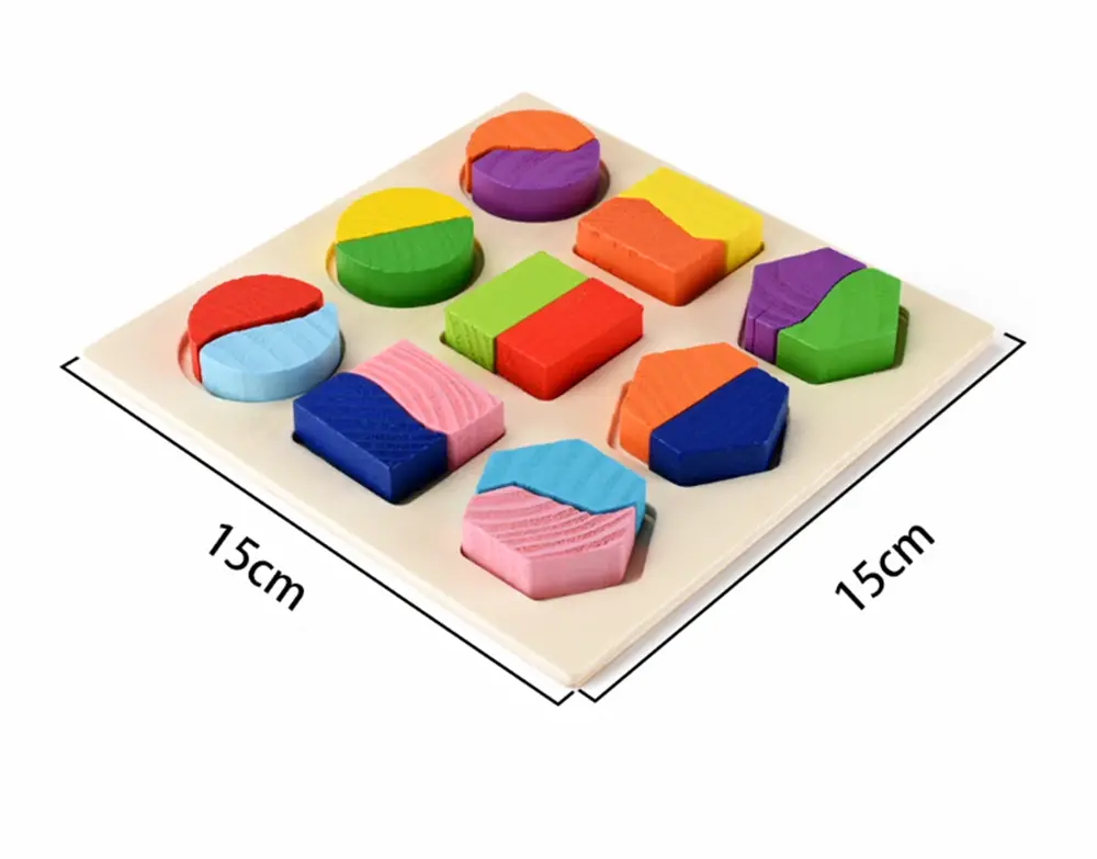 PUZZLE - geometrické tvary  