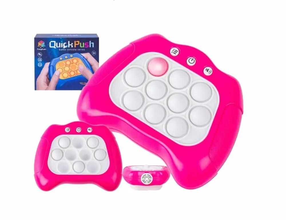 Elektronická hra - POP IT QUICK PUSH - Růžový
