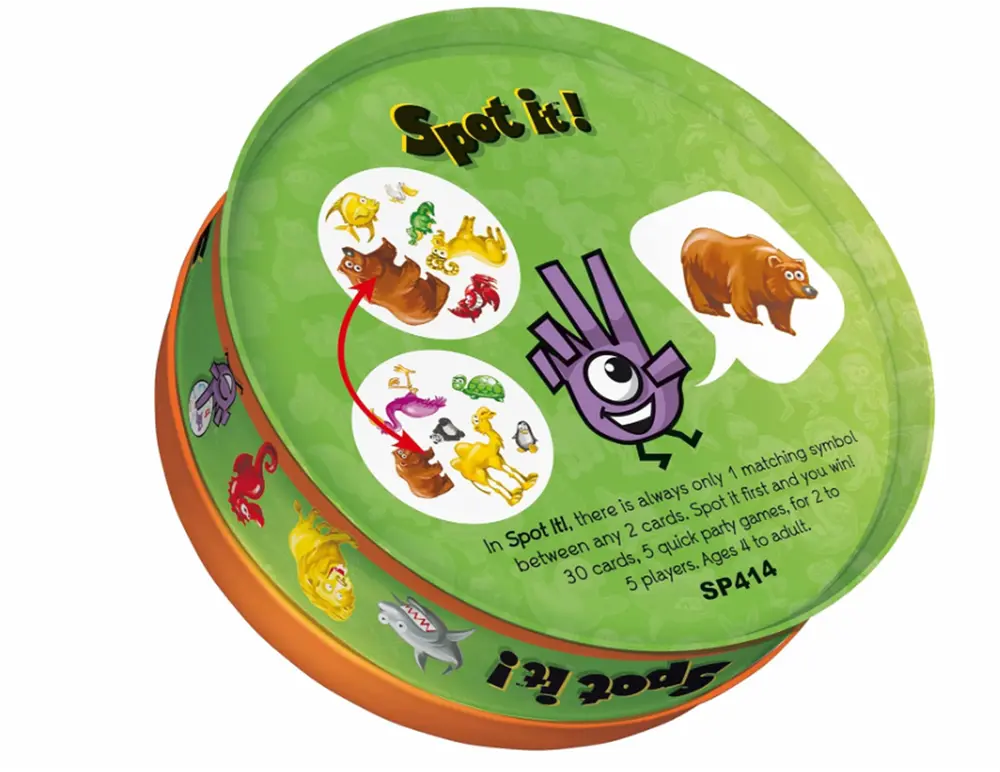 Postřehová hra Dobble-Spot it - JUNIOR ANIMALS - ZVÍŘÁTKA 2