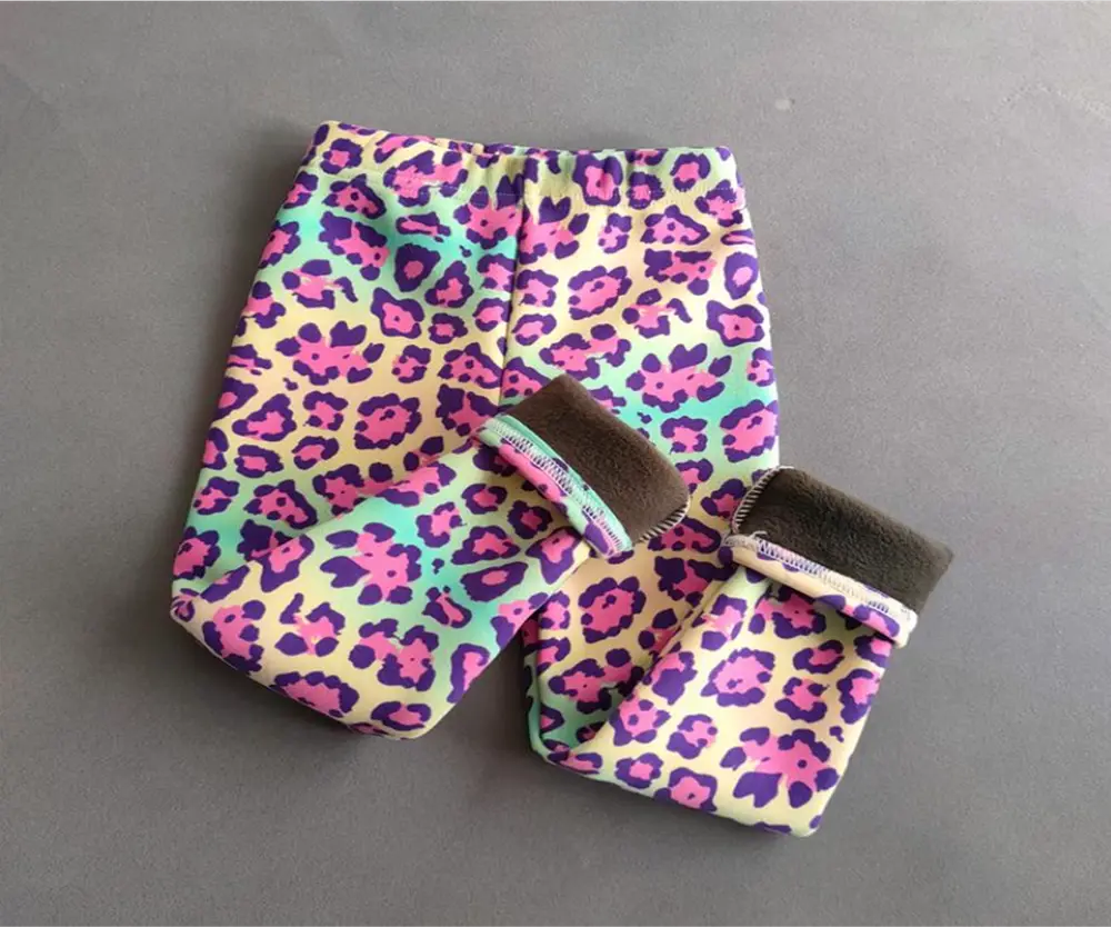 Zateplené termo legíny - BAREVNÉ (2-3 roky)