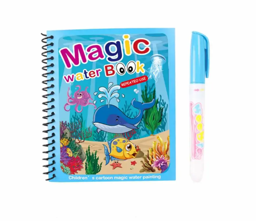 Omalovánky - Malování vodou - PODMOŘSKÝ SVĚT 2