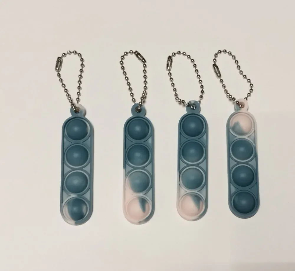 POP IT antistresová klíčenka - HRÁŠEK 6