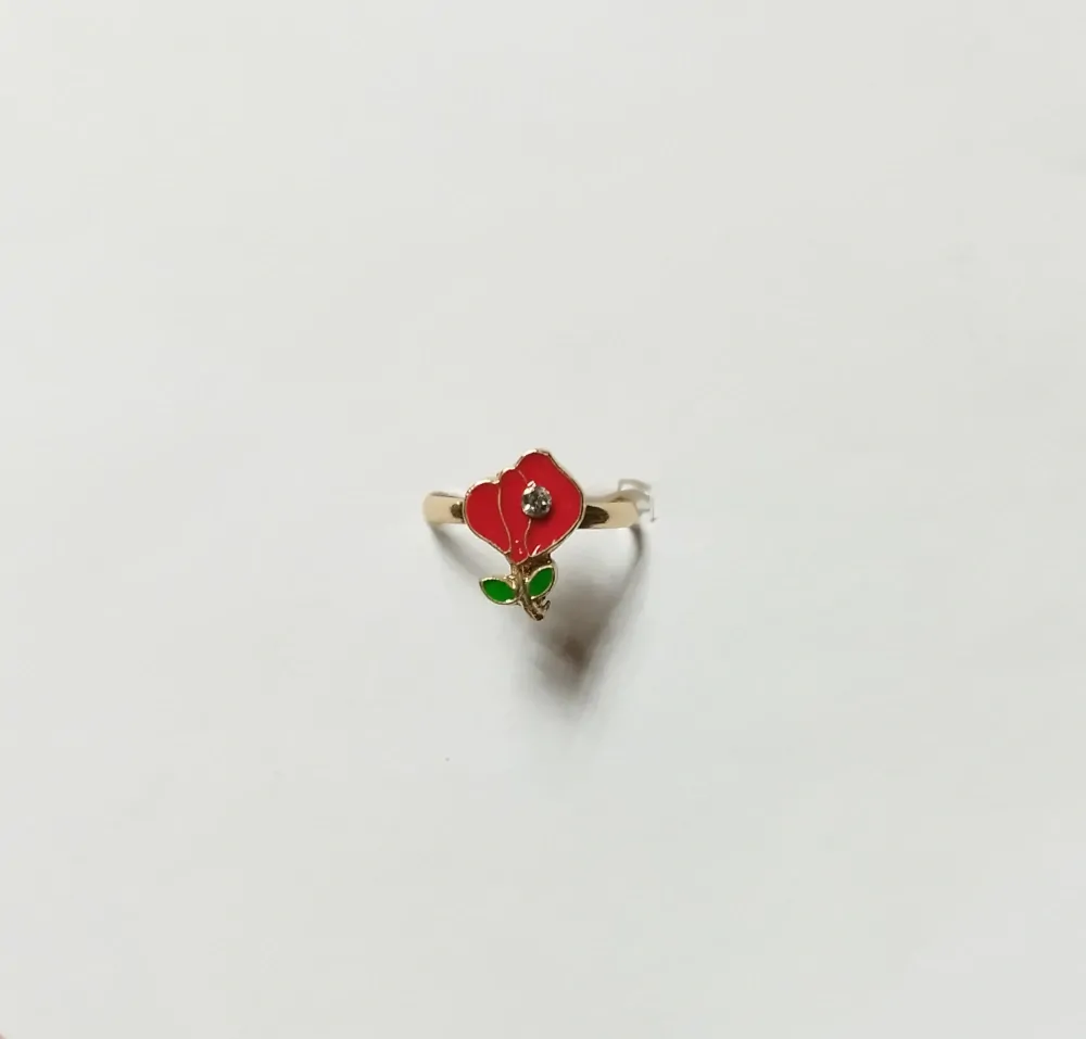 Nastavitelný prstýnek - ZLATÝ 15 - (S) 