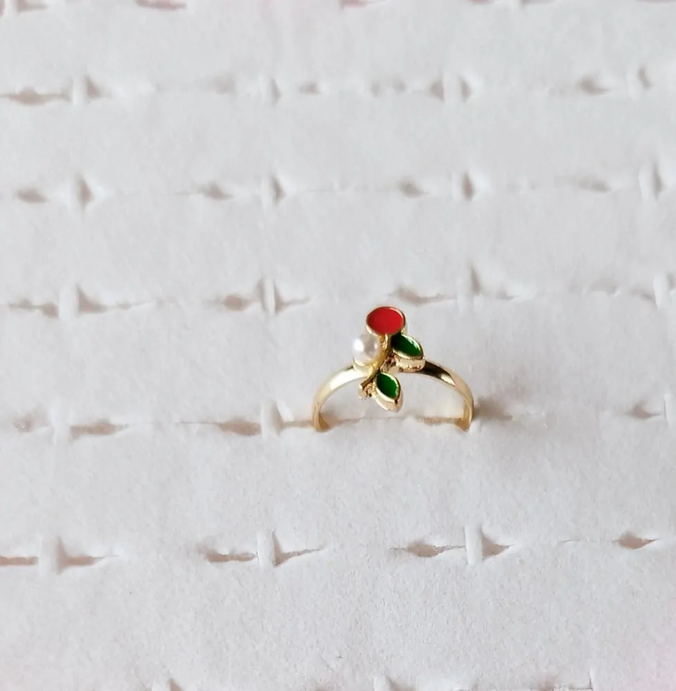 Nastavitelný prstýnek - ZLATÝ 24 - (S) 