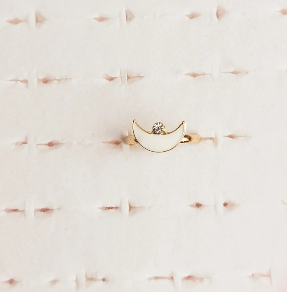 Nastavitelný prstýnek - ZLATÝ 42 - (S) 