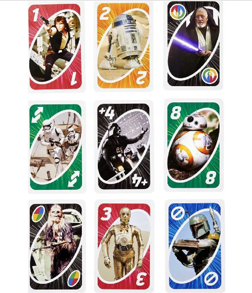 Hra Uno karty - STAR WARS - S VADOU 