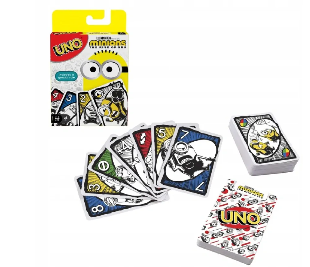 Hra Uno karty - MIMONI 2 Zloduch prichádza