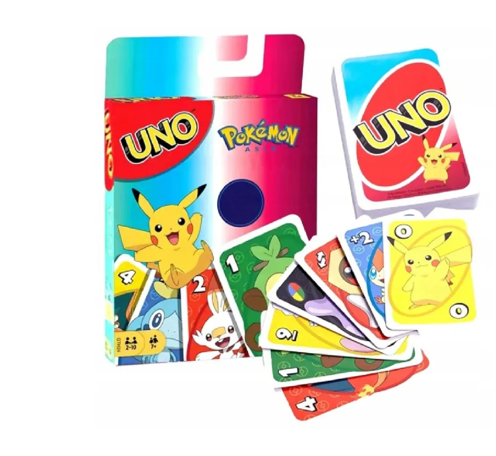 Hra Uno karty - POKÉMON - S VADOU