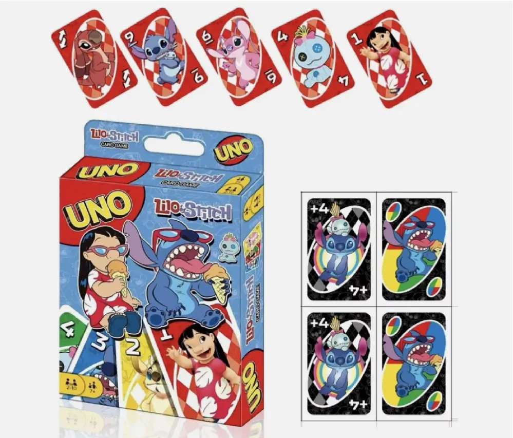 Hra Uno karty - LILO A STITCH - S VADOU 