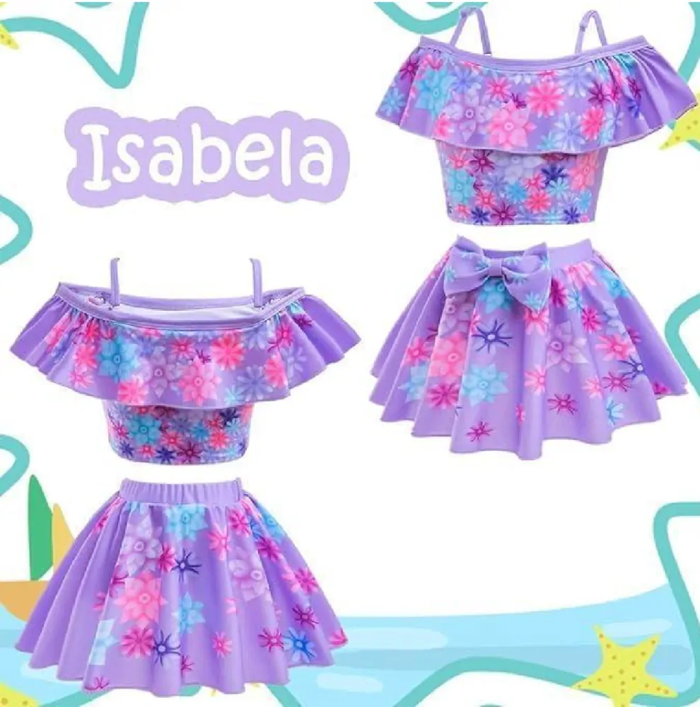 Dvoudílné plavky - ENCANTO ISABELA MADRIGAL - 110 (4-5 let)