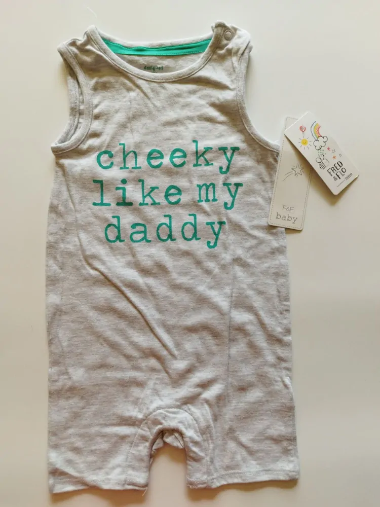 Set letních overalů - 2 kusy - (9-12 m)