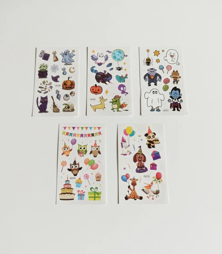 Dětské dočasné tetování - MIX 1