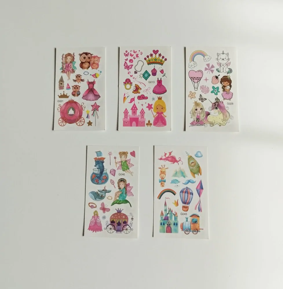 Dětské dočasné tetování - MIX 8