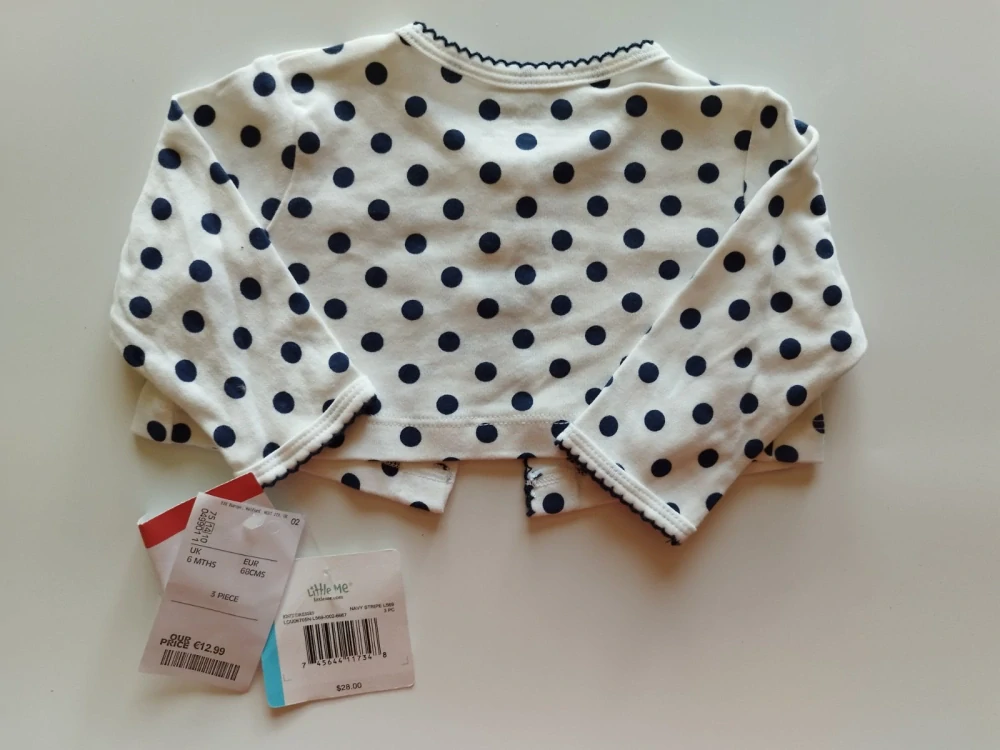 Svetřík/bolerko s dlouhým rukávem - (6 m)